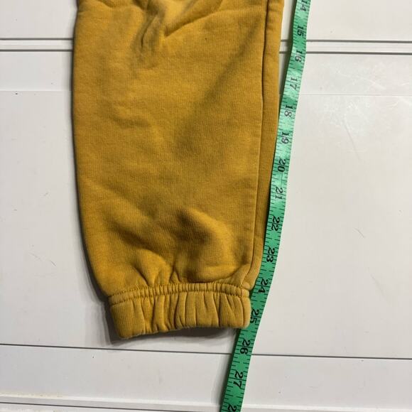 Aritzia TNA Cozy AF Yellow Fleece Sweatpants Joggers Size XS - Picture 2 of 6